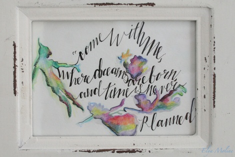 Come with Me Peter Pan Art
